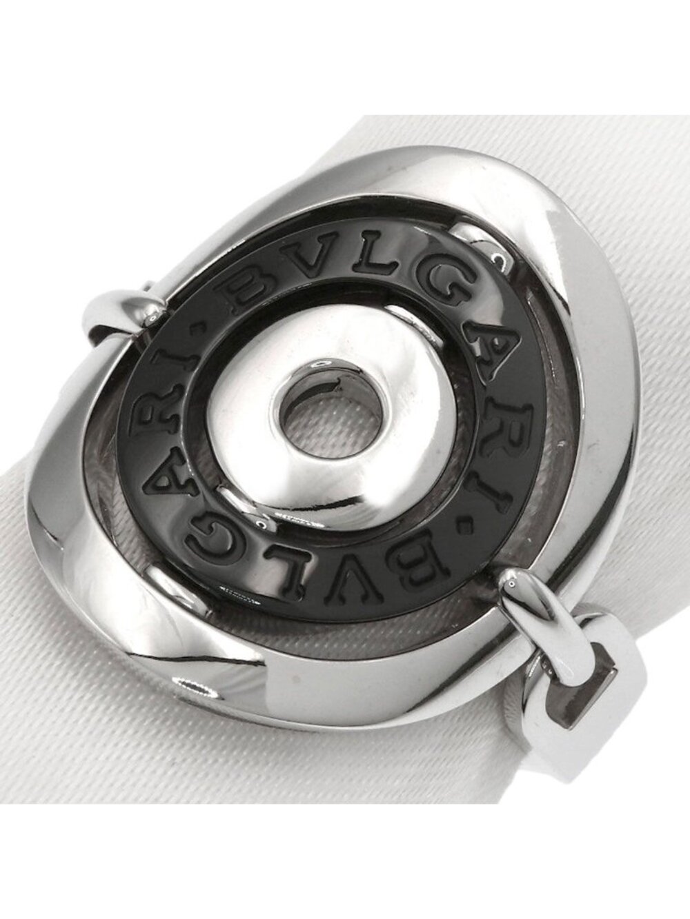 Bvlgari Astrale Cerchi Ceramic Ring 18k White Gold